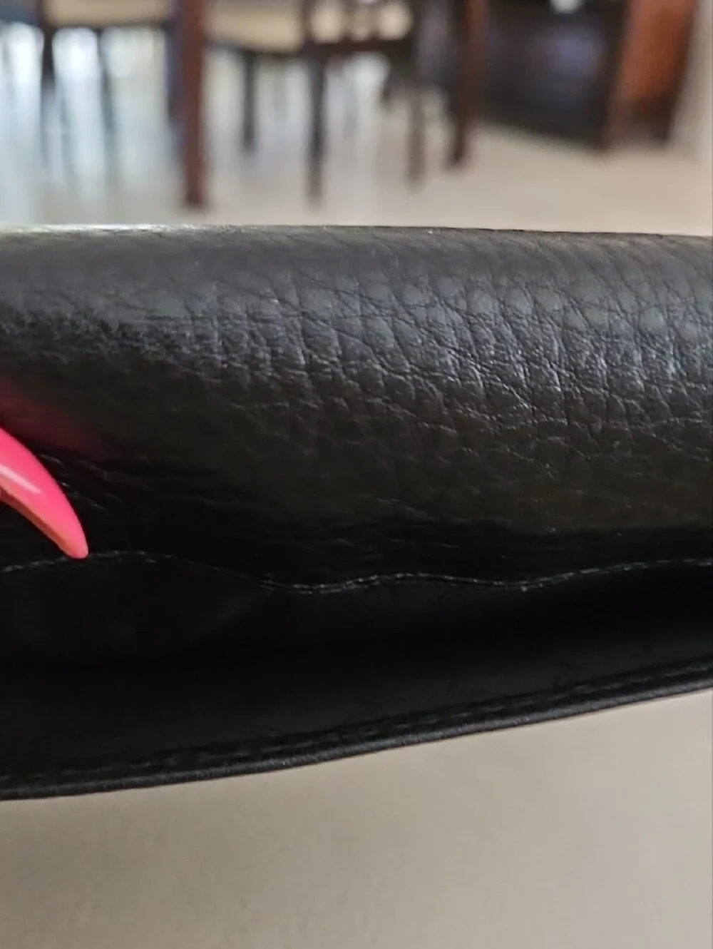 Michael Kors Black Leather Logo Wallet